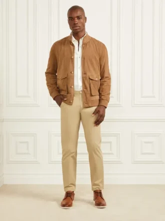 Suede Flight Jacket