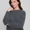 Sylvie Alpaca-Blend Pointelle Sweater