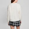 Sylvie Alpaca-Blend Pointelle Sweater