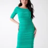 Syria Pointelle Sweater Dress