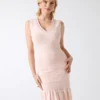 Syria Scalloped Sweater Dress