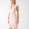 Syria Scalloped Sweater Dress