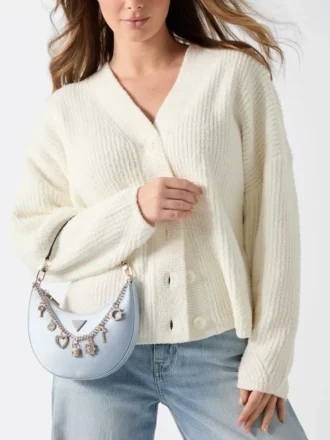 Tasmin Charm Appliqua Hobo Bag