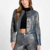 Tersa Snakeskin Jacket