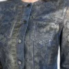 Tersa Snakeskin Jacket