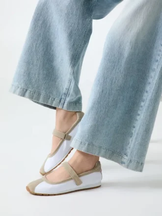 Treece Logo Ballet Pump
