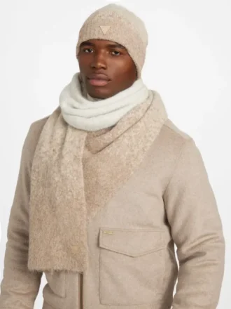 Trey Marled Striped Beanie