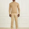 Turtleneck Wool-Blend Ribbed Sweater