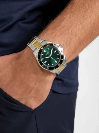 Two-Tone Analog Watch