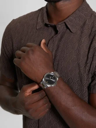Two-Tone Analog Watch
