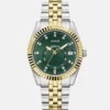 Two-Tone and Green Multifunction Watch