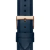 Two-Tone Leather Analog Watch