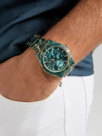 Two-Tone Multifunction Watch