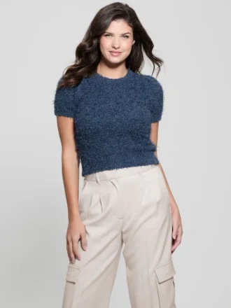 Usami Fuzzy Sweater Top