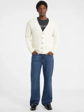V-Neck Boucle Cardigan