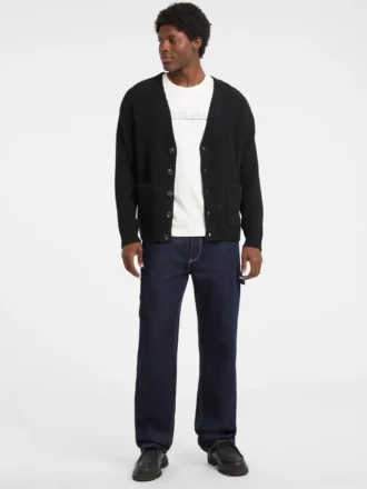V-Neck Boucle Cardigan
