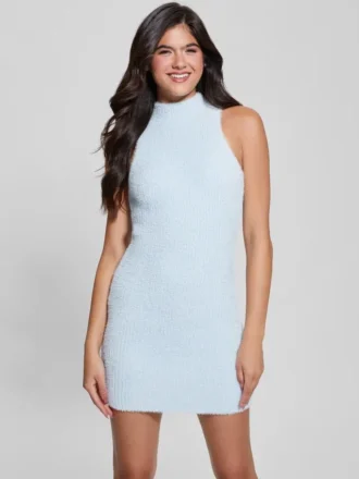 Vero Fuzzy Sweater Dress