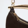 Victoria Leather Mini Hobo Bag
