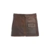 Vintage Leather Skirt