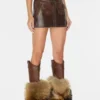 Vintage Leather Skirt