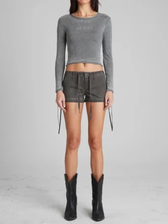 Washed Canvas Shorts