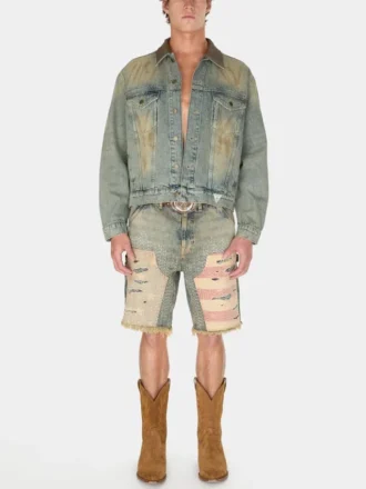 Washed Denim Trucker Jacket