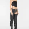 Washed Suede Bandeau