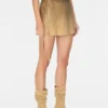Washed Suede Skirt