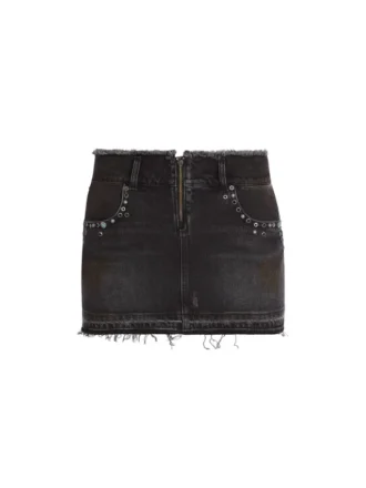 Western Denim Skirt