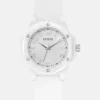 White Analog Silicon Watch