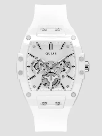 White Silicone Multifunction Watch