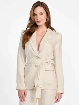 Whitney Floral Belted Blazer