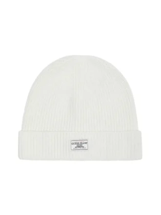 Wool-Blend Patch Beanie
