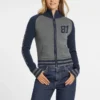 Wool-Blend Varsity Logo Zip Sweater