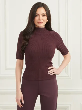 Yuri Mock-Neck Top
