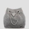 Zalina Ombra Rhinestone Pouch