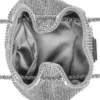 Zalina Ombra Rhinestone Pouch