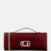 Zalina Satin Top-Handle Clutch