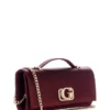 Zalina Satin Top-Handle Clutch