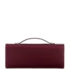 Zalina Satin Top-Handle Clutch