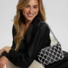 Zalina Top-Zip Shoulder Bag
